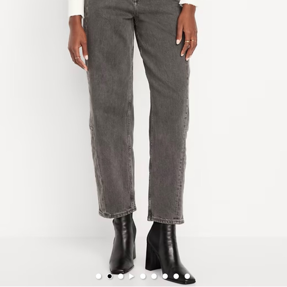 Old navy high rise barrel jeans